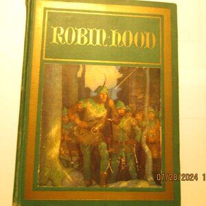 VINTAGE BOOK ROBIN HOOD illustrated by N.C. Wyeth